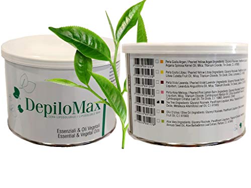 Purenail | Cire à épiler en pot VERT TEA TREE 400 ml, épilation avec bandes, Purewax By Purenail, Livraison Gratuite