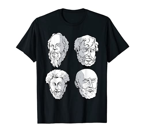 Filósofos estoicos Aurelius Sócrates Seneca Epictetus griego Camiseta