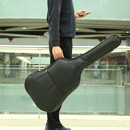 SeniorMar Sac de rangement pour guitare 41 pouces étanche 420D en nylon pour guitare acoustique Housse de protection… - Les Beatles, Paul McCartney, John Lennon, RIngo Starr, George Harrison SeniorMar Sac de rangement pour guitare 41 pouces étanche 420D en nylon pour guitare acoustique Housse de protection… – Image 3