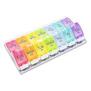 ValueHall Pillendoosje Wekelijkse Pillendoosje Organizer Draagbaar Pillendoosje 7 Dage Reizen Pillendoosje Holder voor…