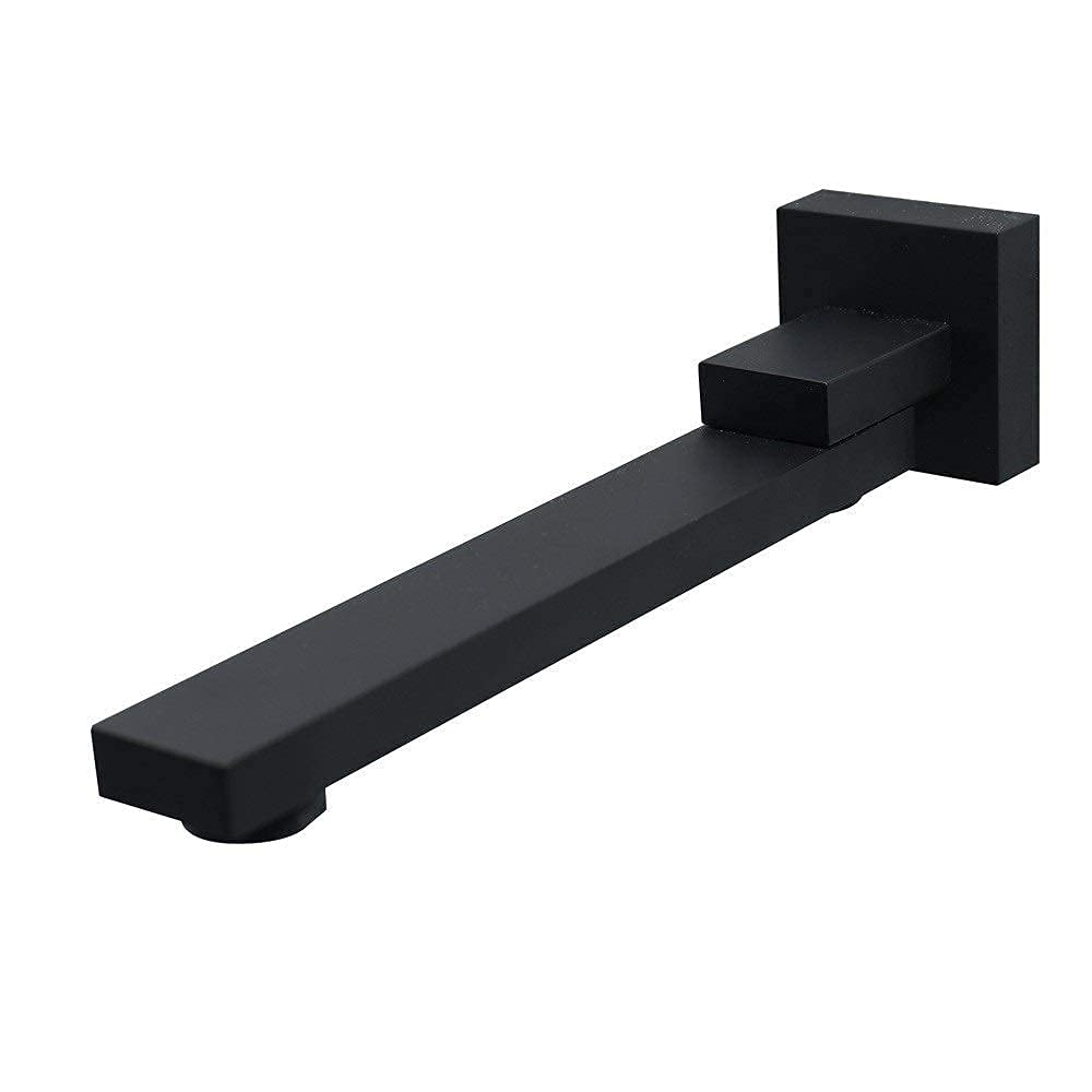 Grifos, Grifo en Espiral Grifo para Piscina con fregona de latón en la Pared G1 / 2, Grifo con Interruptor automático Giratorio de 4 Puntos, Negro (Negro)