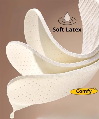 Plantillas de látex para mujer, 2 pares, talla 7.5-8 miniatura 2