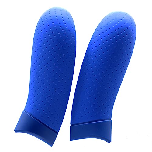 Image of Deal4GO Left & Right Side Rails Rear Handle Rubberized Grips Replacement for Xbox Series S|X Wireless Controller (Special Blue)
