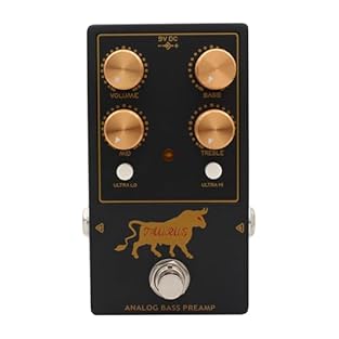 [PRECISE 3-BAND EQ TONE CONTROL] Shape your bass tone with detailed three-band equalization. This pedal provides dedicated controls for low (40Hz at +7/–20dB), mid (500Hz at +5/–11dB), and high (4kHz at ±10dB) frequencies, giving you the power to scu...