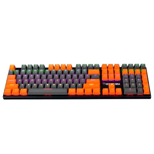 Image of GAMDIAS Hermes M5A Mechanical Gaming Keyboard, Multi-Colored LED Effect and N-Key Rollover (Hermes M5A), Black