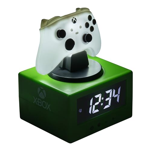 Paladone Xbox Controller Digital Alarm Clock with Night Light Function, Officially Licensed Gaming & Bedroom Décor for Kids, Adults, Boys, Men, Gifts for Gamers