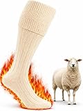 ZANGOC Chaussettes écossaises pour homme | Kilts écossais | Chaussettes écossaises chaudes et confortables | Cadeaux de Saint-Valentin écossais pour lui | Chaussettes longues pour homme