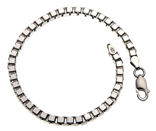 Hochwertiges Venezianerkette Armband 3,8mm Breite - 925 Silber, Länge wählbar 16-25cm
