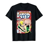 Marvel Iron Fist Epic Fire Punch Comic Cover Graphic T-Shirt