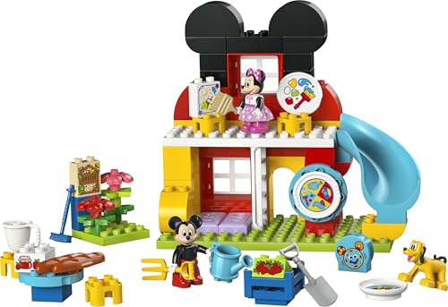 DUPLO Disney La Casa di Topolino con Minnie e Pluto Giocattolo - Gioco Didattico per lo Sviluppo della Motricità Fine con 3 Personaggi e Toodles - Regalo per Bambini e Bambine da 2 Anni - 10465 - Lego - Immagine 7