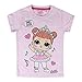 Produktbild L.O.L. Surprise ! Mädchen T-Shirt Mit LOL Dolls Rocker, BFF Fancy & Fresh, Diva, M.c Swag, It Baby, Leading Baby | Kinder Baumwoll Sommer Top (5/6 Jahre, Fancy)