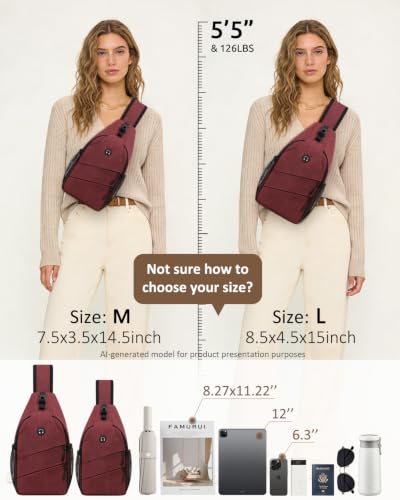 Image of Crossbody Bags for Women Men Trendy Sling Bag Bakpack Casual Chest Bag with Convertible Shoulder Strap steel Stainless Steel Paint