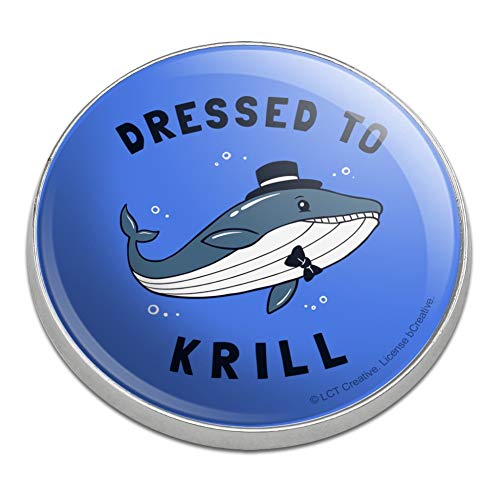 Graphics & More Dressed to Krill Whale Kill Golf Ball Marker