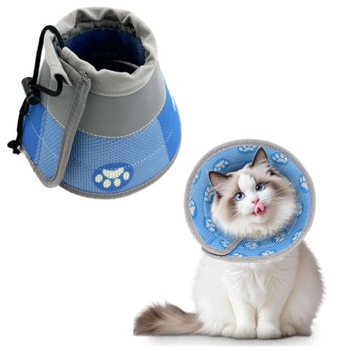 Collarines para gatos WADY para comer y dormir cómodos poscirugía 7