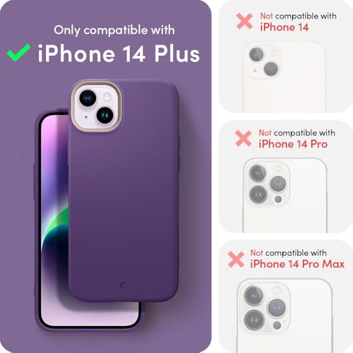 Image of Spigen Cyrill UltraColor Mag | iPhone 14 Plus Case | Purple iPhone 14 Plus Back Cover | TPU+Poly Carbonate - Taro