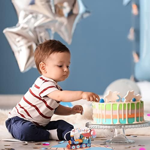 Xinzistar Birthday Cards Train 3D Pop Up Birthday Cards Happy Birthday Pop Up Card Anniversary Greeting Cards Birthday Gifts for Children Boys Girls Kids Daughter Son Friends Granddaughter Grandson