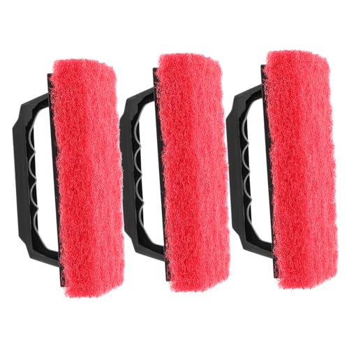 EXCEART Siebdruck Reinigungsbürste 3 Stück Rot Verschleißfest Siebdruckzubehör Tintenentferner Für Grafische Und Textile Druckanwendungen Selbstgemacht Handdruck Und Maschinelle Verfahren