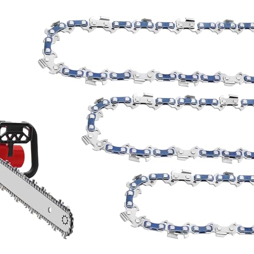 GnDaYoug 3-Pack 8-Inch Chainsaw Chain, 3/8" LP .050" 33DL