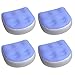 Cojín hinchable para spa o jacuzzi, cojín de masaje impermeable, cojín hinchable para exteriores, cojín de spa con ventosa para spa, spa y jacuzzi (4 unidades)