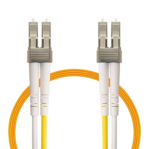 Oxen | Duplex Multimode Jumper Fiber Patch Cable | Corning Glass Fiber Optic | Lc Lc Riser Ofnr Zipcord 50/125 Om2 Orange 1 Mt #TOP22