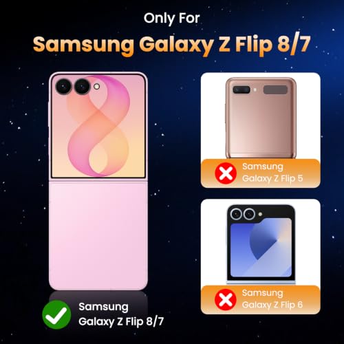 Image of UniqueMe 2 Pack for Samsung Galaxy Z Flip 8 / Z Flip 7 Screen Protector