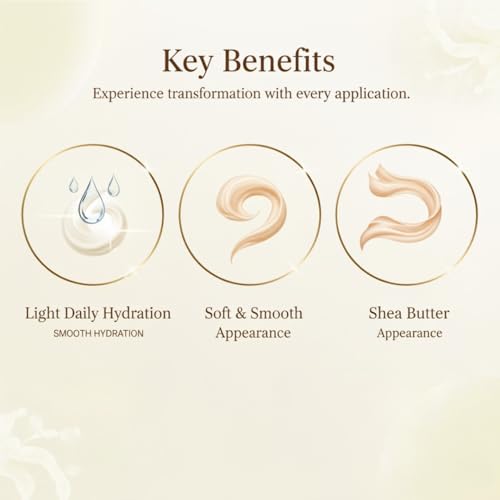 Image of Rice Face Cream with Shea Butter and Vitamin E Light Daily Hydration Skin Care Cream, Daily Glow Light Moisturizing Cream - 50 g (Pack 1)