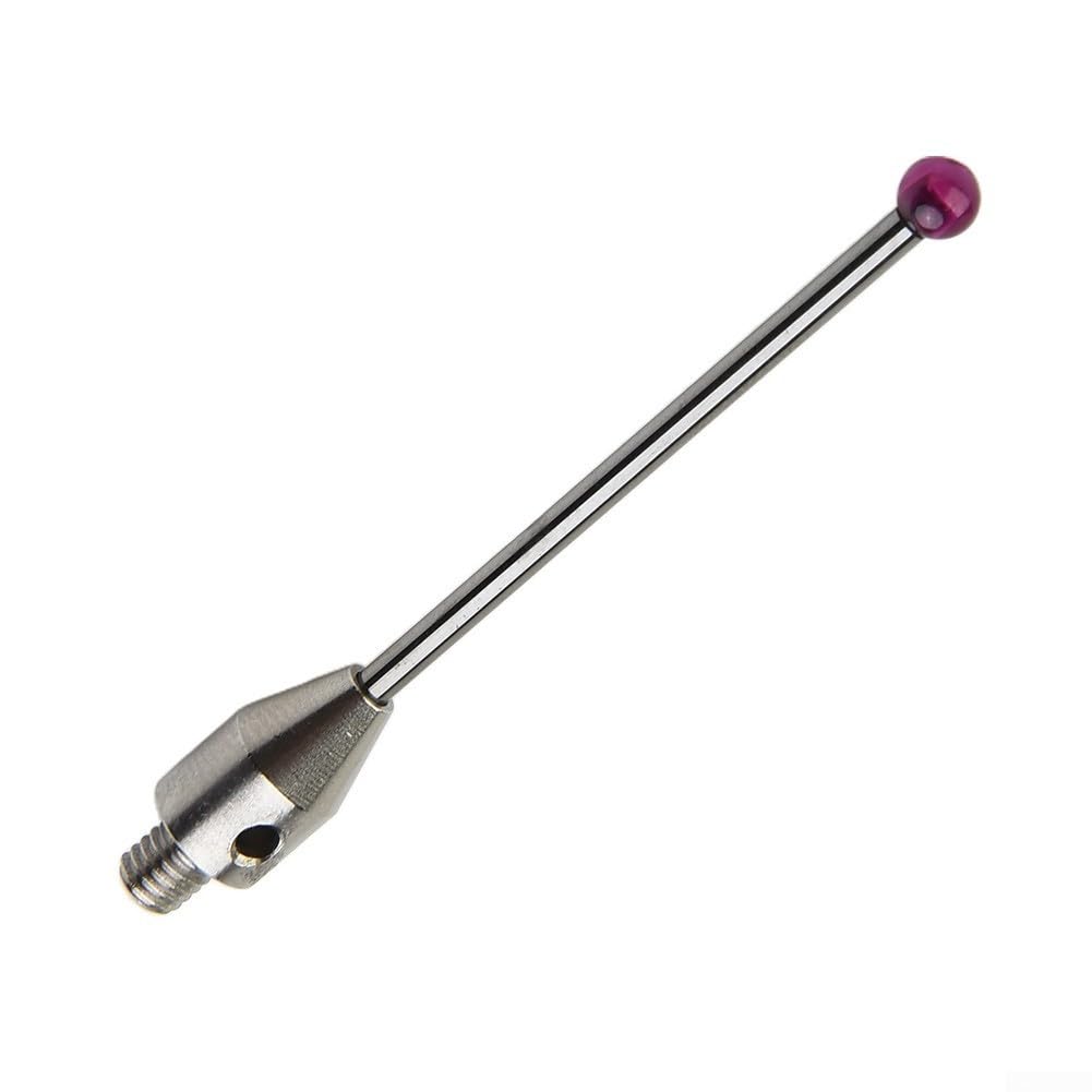 Stylet à sonde tactile fiable avec une boule en rubis robuste et un filetage de 4 mm de taille pratique pour les applications CMM