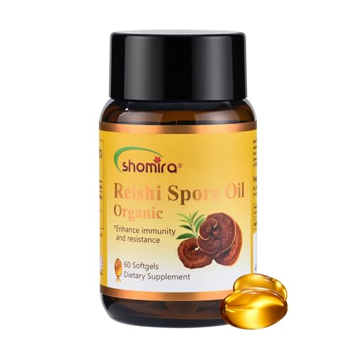 Shomira Organic Reishi Spore Oil, Immunity Support Dietary S