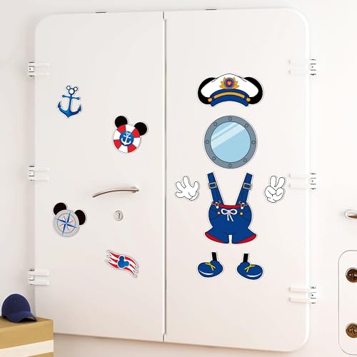 Imanes decorativos BOpusail 11 piezas tema crucero miniatura 6