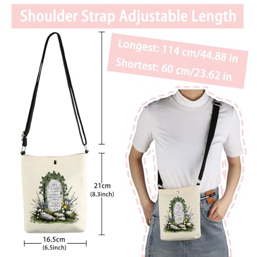 VAMSII My Life Is A Perfect Graveyard Of Buried Hopes Anne Green Crossbody Bag Book Lover Gift3