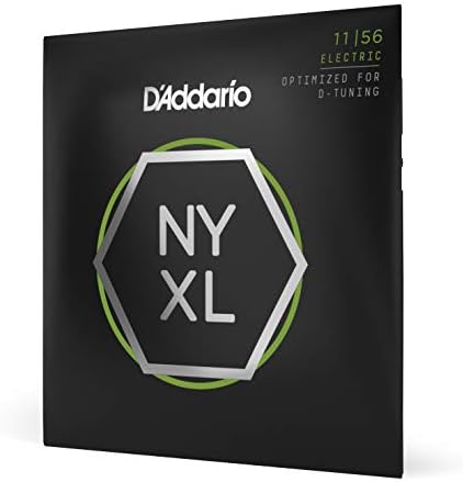 D'Addario Struny gitarowe NYXL struny do gitary elektrycznej - NYXL0942 - niezrównana siła, stabilność strojenia, zwiększony średni zasięg - do gitar 6-strunowych - 09-42 super lekkie