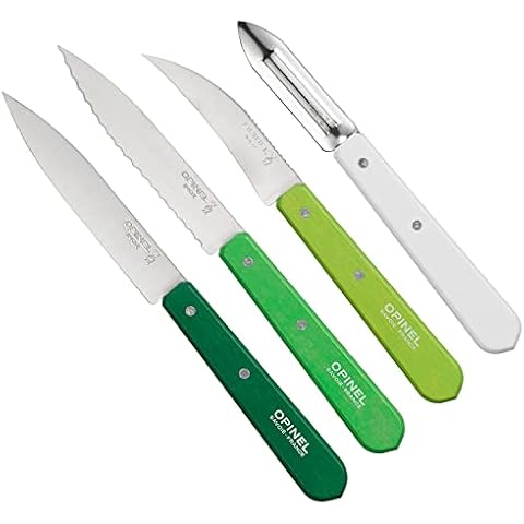 Opinel OP01709 Küchenmesser-Set, Primavera, 4-teilig Messer Cover