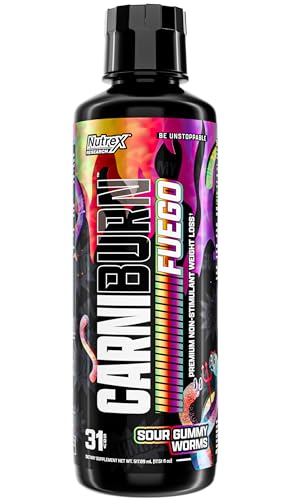 Nutrex Research Carniburn Liquid L Carnitine 3000mg – Thermogenic Liquid Fat Burner for Men &