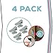 Heavy Duty Rubber Door Stopper – Zero Edge Door Wedge Stops All Doors, Gaps to 1.5 Inch on All Surfaces – Door Stopper Wall Mount Hangs Up When Not in Use for No-Bending Easy Access