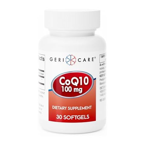 GeriCare COQ10 Supplement for Heart Health Support & Energy Production Cover