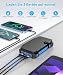Solar Powerbank 26800 mAh, Powerbank USB-C 18W Schnellladung für iPhone Samsung und mehr, IPX7 wasserdichte Outdoor Externe Akkus mit Taschenlampen-Dauerlicht/SO...
