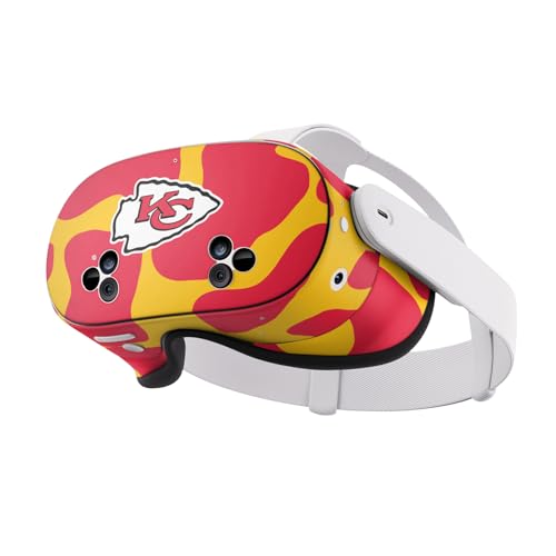 Autocollant vinyle Meta Quest 3S Kansas City Chiefs coupe précise NFL
