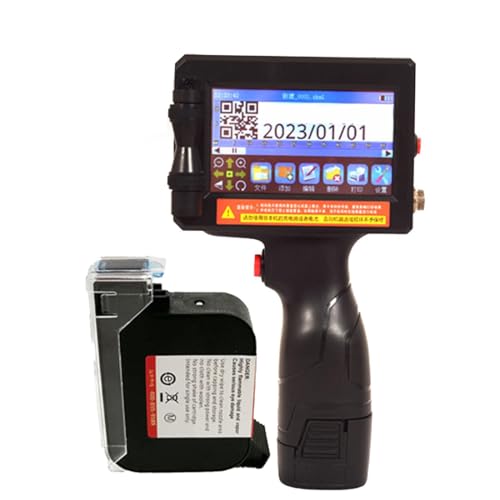 Imprimante portable jet d'encre avec encre séchage rapide 42 ml pour code