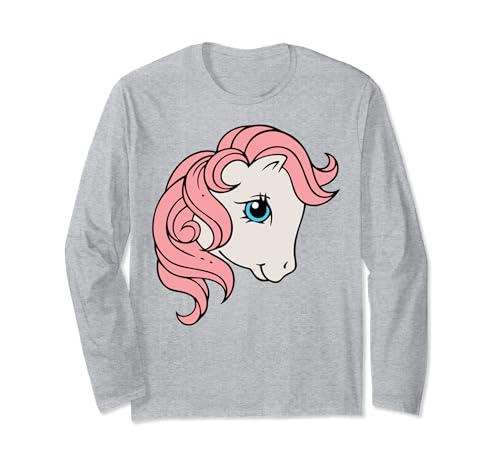 My Little Pony Snuzzle T-shirt manches longues avec grand visage imprimé rétro en coton doux