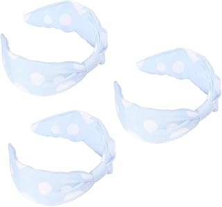 FOMIYES 3pcs headband Bowknot hair hoop scarf knotted hair hoop plush hair hoop cleansing hair band Bowknot hairbands hair bandana makeup hair band wide-brimmed hoop woman Fashion Baotou