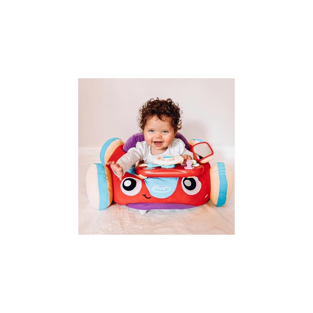 Infant Toddler Playgro Music And Lights Comfy Car Pink Baby