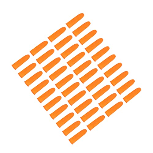 NOLITOY 300 Pcs Wear-Resistant Non-Slip Finger Cots Latex Fingertips Covers Non-Slip Finger Covers Finger Protective Covers Latex Finger Protectors Fingertip Covers Portable Finger Covers