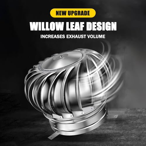 Capuchon de cheminée rotatif pour optimiser la performance et stopper le vent