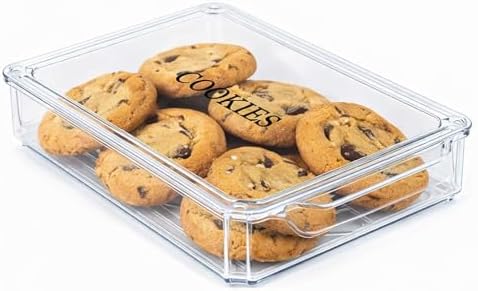 Amazon.com: Yomjarl Cookie Containers Airtight Large Cookie Box
