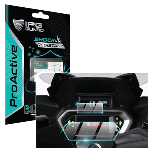 Protector de pantalla dureza 9H YMAHA Xmax 300 película nano sensible premium 2