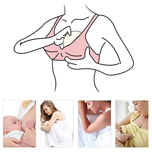Miniatura 6 de Phogary 14pcs Almohadillas De Enfermería Lavables, Reutilizable Bambú Orgánico Protectores Mamarios Con Bolsa De Lavanderia Y Bolsa De Almacenamiento 10 Cm