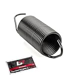 w202 heckklappe Außen-Ø: 46 mm LST Kofferraumscharnier Feder Heckklappen Zugfeder Scharnierfeder kompatibel mit Mercedes-Benz C-Klasse W202 1993-2000