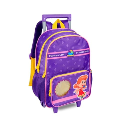 Mochila Carrinho Escolar Infantil Três Palavrinhas Bolsa Crianças