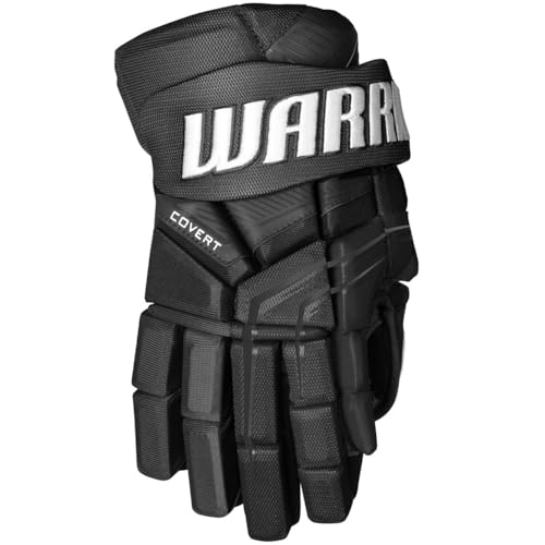Gants de hockey Warrior Covert QR7 pour joueur Senior en couleur noir et taille standard