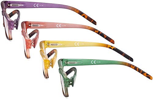 Image of Eyekepper Ladies Reading Glasses - 4 Pack Readers for Women Reading +1.75